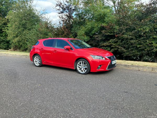 Lexus CT Hatchback, Petrol Hybrid, 2014, Red