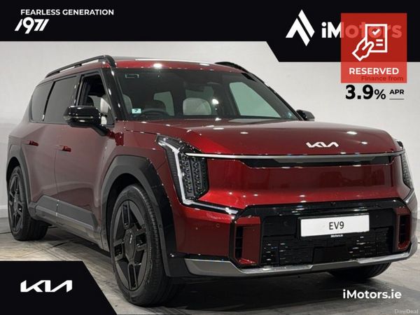 Kia EV9 SUV, Electric, 2026, Red