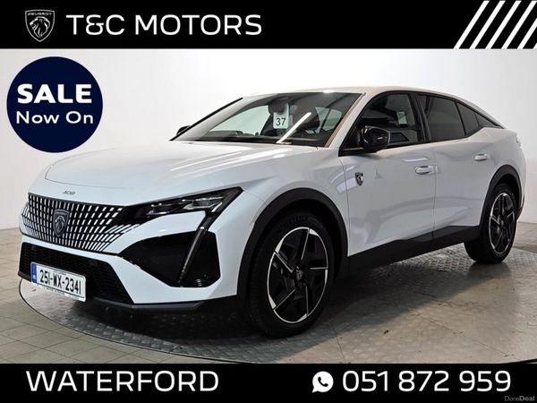 Peugeot 408 Saloon, Petrol Hybrid, 2025, White