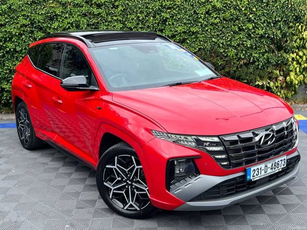 Hyundai Tucson SUV, Petrol Plug-in Hybrid, 2023, Red