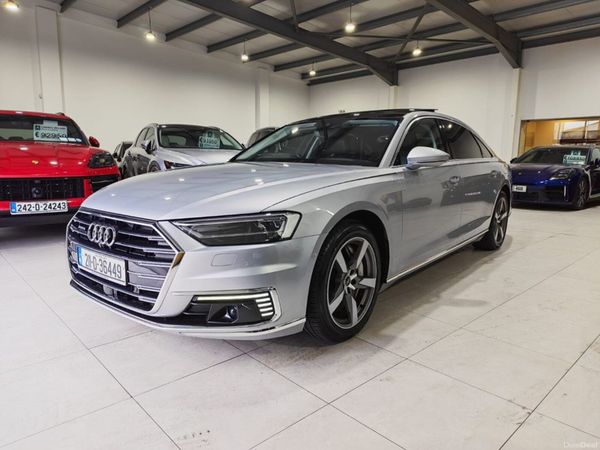Audi A8 Saloon, Petrol Plug-in Hybrid, 2021, Silver