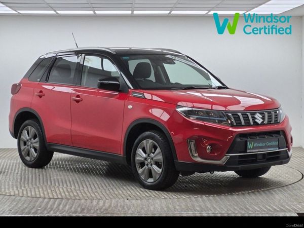 Suzuki Vitara SUV, Petrol Hybrid, 2023, Red