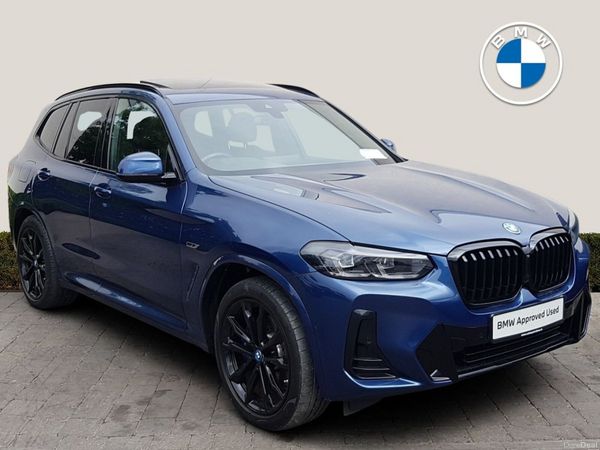 BMW X3 SUV, Petrol Plug-in Hybrid, 2022, Blue