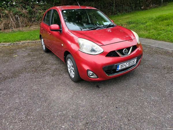 Nissan Micra Hatchback, Petrol, 2015, Red