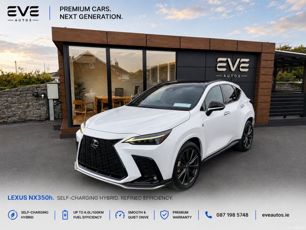 Lexus NX SUV, Petrol Hybrid, 2023, White
