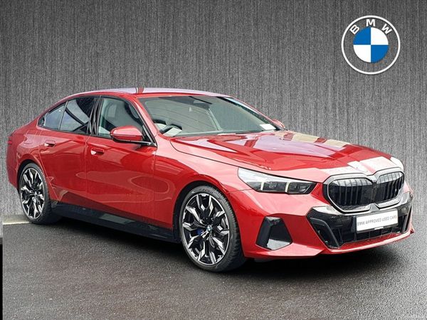 BMW 5-Series Saloon, Petrol Plug-in Hybrid, 2026, Red