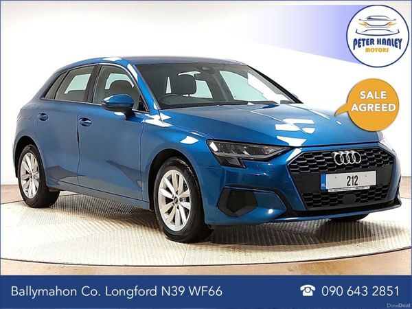 Audi A3 Hatchback, Diesel, 2021, Blue