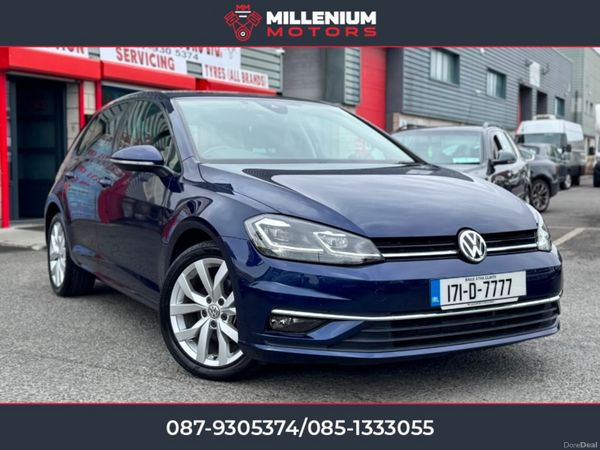 Volkswagen Golf Hatchback, Petrol, 2017, Blue