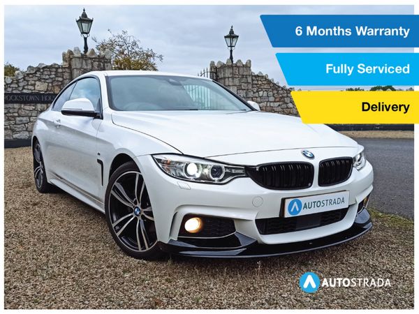 BMW 4-Series Coupe, Petrol, 2016, White