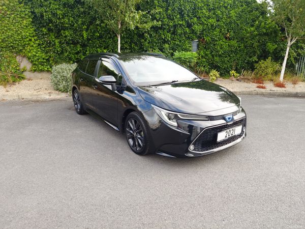 Toyota Corolla Estate, Petrol Hybrid, 2021, Black