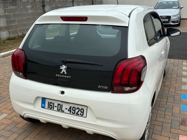 Peugeot 108 Hatchback, Petrol, 2016, White