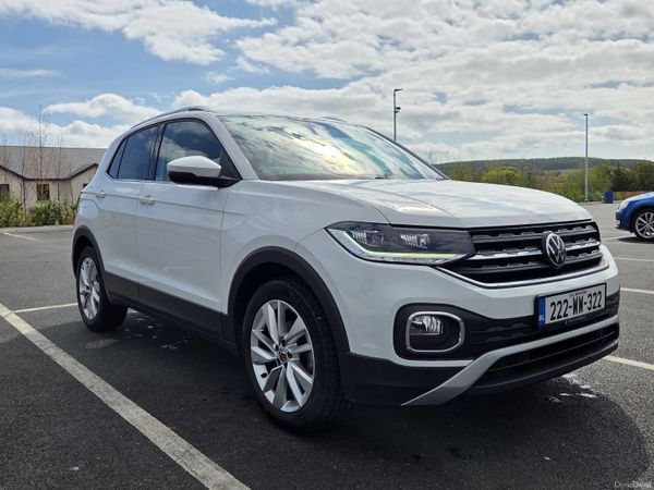 Volkswagen T-Cross SUV, Petrol, 2022, White