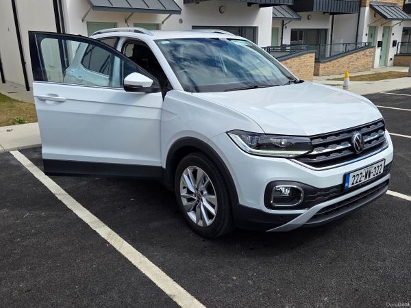 Volkswagen T-Cross SUV, Petrol, 2022, White