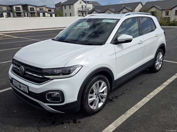 Volkswagen T-Cross SUV, Petrol, 2022, White