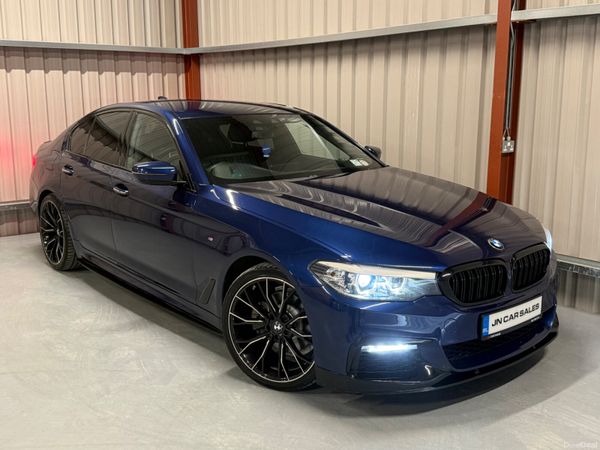 BMW 5-Series Saloon, Diesel, 2017, Blue