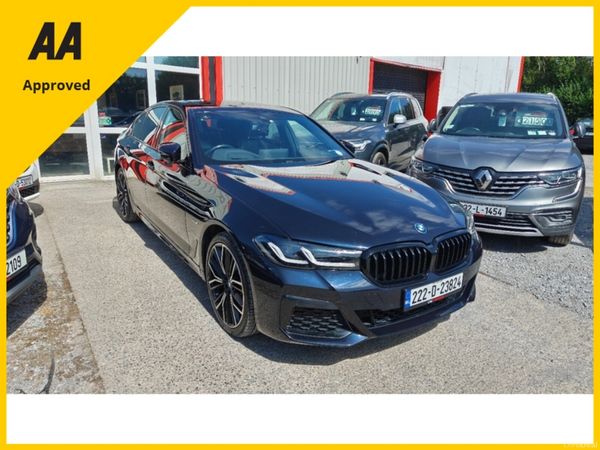 BMW 5-Series Saloon, Petrol Plug-in Hybrid, 2022, Black