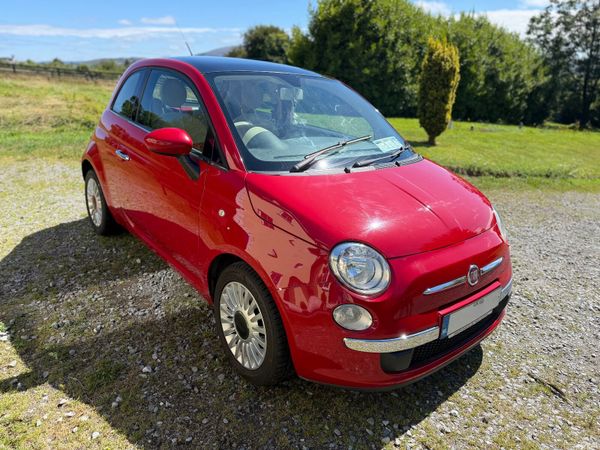 Fiat 500 Hatchback, Petrol, 2013, Red