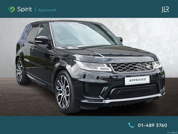 Land Rover Range Rover Sport SUV, Petrol Hybrid, 2022, Black