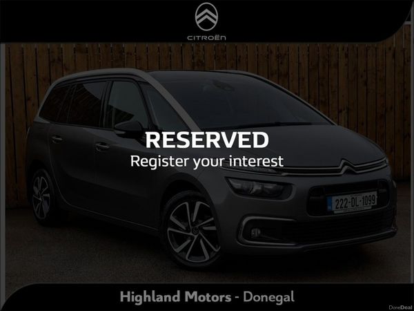 Citroen Grand C4 Picasso Estate, Diesel, 2022, Grey