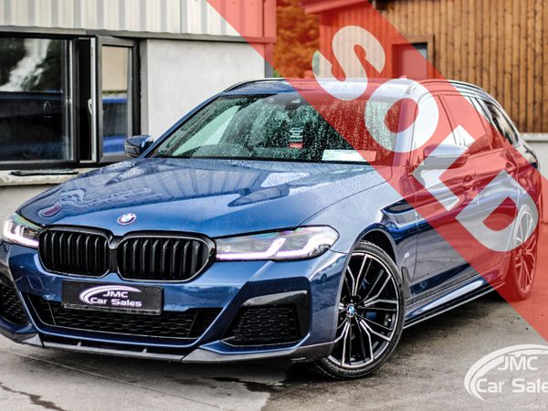 BMW 5-Series Estate, Diesel, 2020, Blue