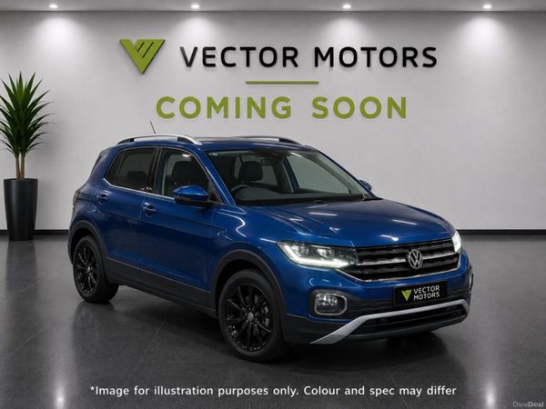 Volkswagen T-Cross SUV, Petrol, 2023, Blue