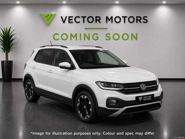 Volkswagen T-Cross SUV, Petrol, 2021, White