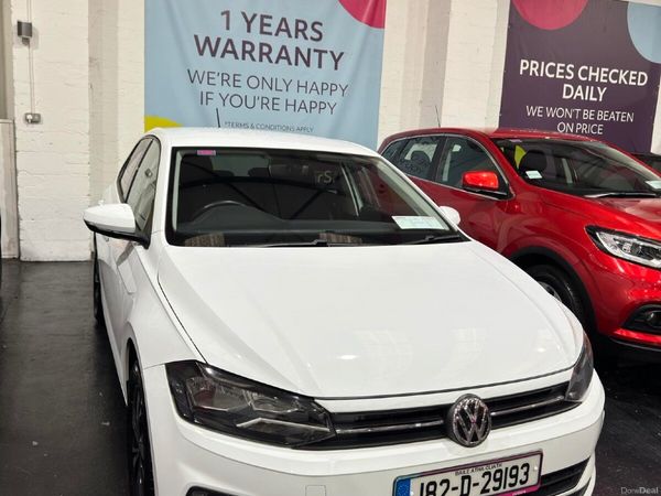 Volkswagen Polo Hatchback, Petrol, 2018, White
