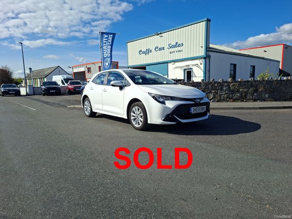 Toyota Corolla Hatchback, Petrol Hybrid, 2024, White