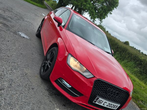 Audi A3 Hatchback, Diesel, 2016, Red