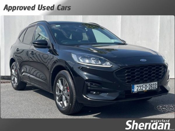 Ford Kuga SUV, Petrol Plug-in Hybrid, 2023, Black