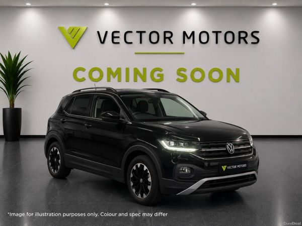 Volkswagen T-Cross SUV, Petrol, 2023, Black