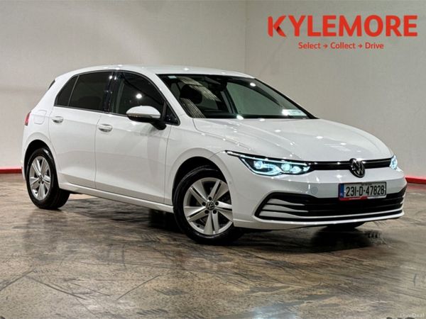 Volkswagen Golf Hatchback, Petrol Hybrid, 2023, White
