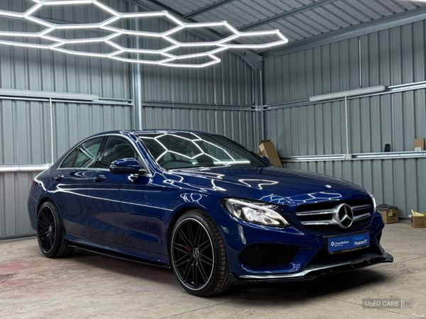 Mercedes-Benz C-Class Saloon, Diesel, 2017, Blue