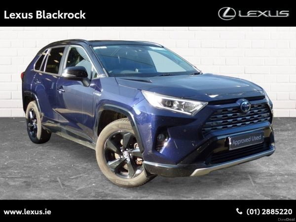 Toyota RAV4 SUV, Petrol Hybrid, 2020, Blue