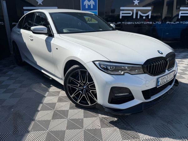 BMW 3-Series Saloon, Petrol Hybrid, 2020, White