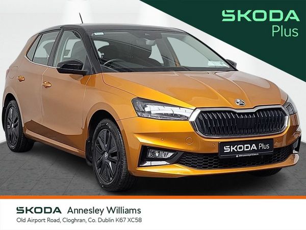 Skoda Fabia Hatchback, Petrol, 2022, Orange