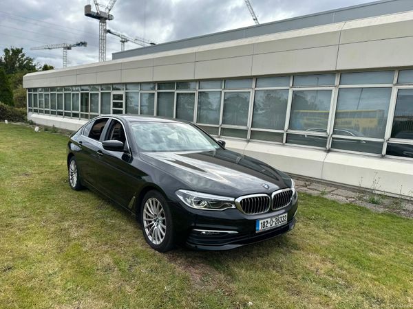 BMW 5-Series Saloon, Petrol Plug-in Hybrid, 2018, Black