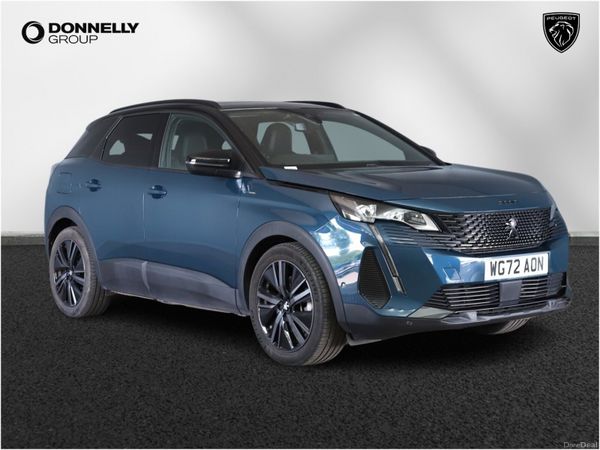 Peugeot 3008 Estate, Petrol Hybrid, 2022, Blue