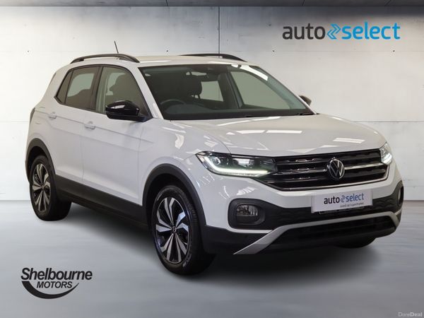 Volkswagen T-Cross Hatchback, Petrol, 2023, White