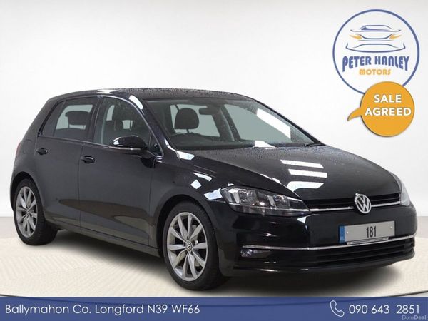 Volkswagen Golf Hatchback, Diesel, 2018, Black