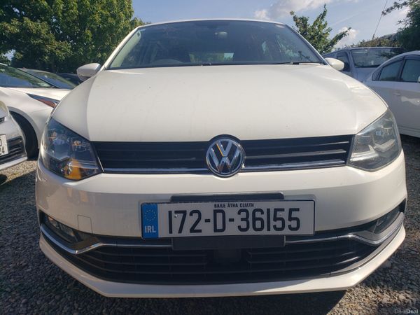 Volkswagen Polo Hatchback, Petrol, 2017, White
