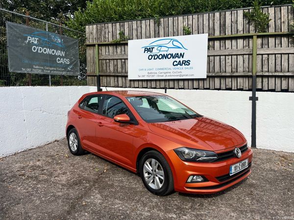 Volkswagen Polo Hatchback, Petrol, 2018, Orange