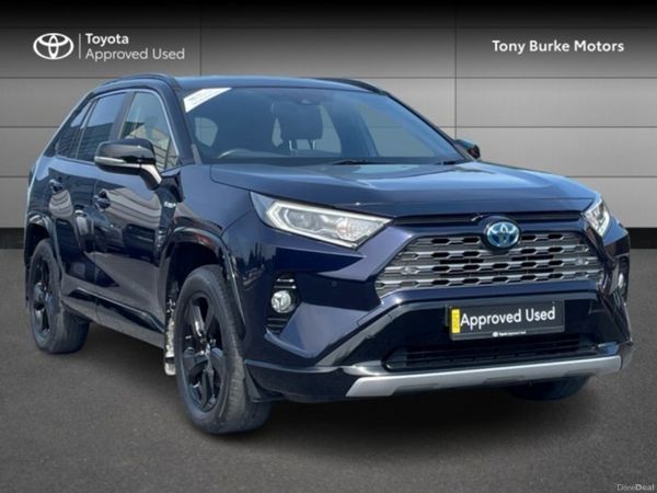 Toyota RAV4 SUV, Petrol Hybrid, 2021, Blue