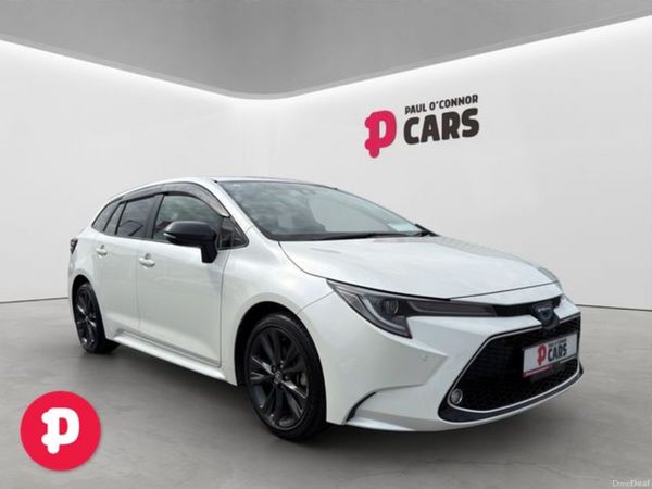 Toyota Corolla Estate, Petrol Hybrid, 2021, White