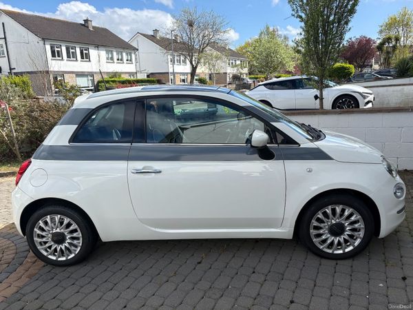 Fiat 500 Hatchback, Petrol, 2016, White