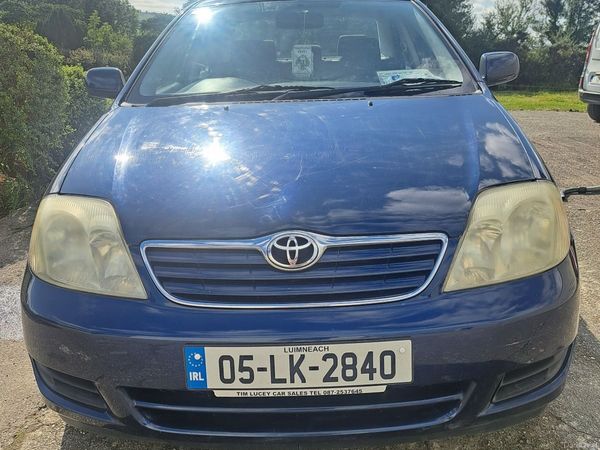 Toyota Corolla Saloon, Petrol, 2005, Blue