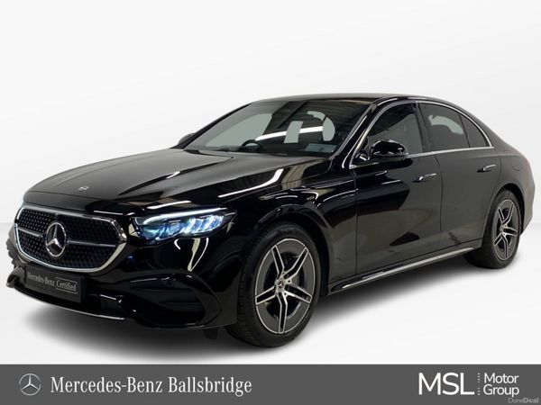 Mercedes-Benz E-Class Saloon, Diesel Plug-in Hybrid, 2026, Black