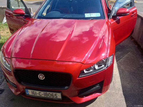 Jaguar XF Saloon, Diesel, 2016, Red