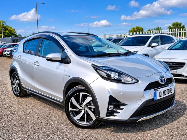 Toyota Aqua Hatchback, Petrol Hybrid, 2019, Silver