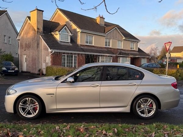 BMW 5-Series Saloon, Diesel, 2013, Silver